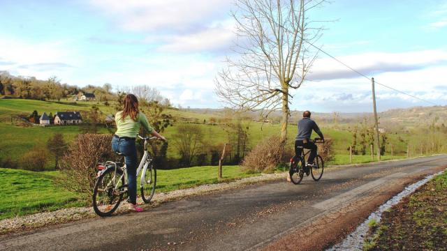 Balade vélo à travers le Pays d'Auge