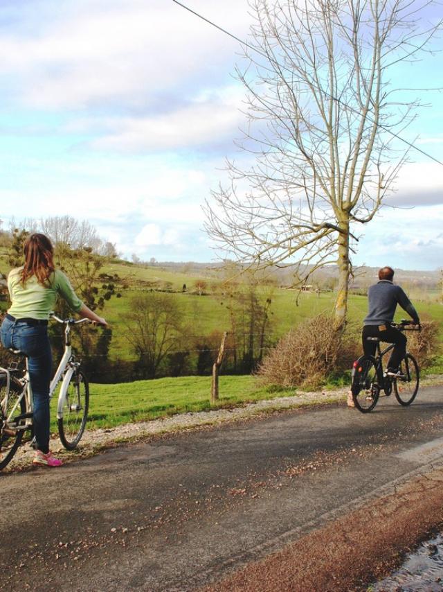 Balade vélo à travers le Pays d'Auge