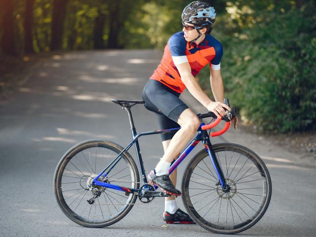 Cyclotouriste à Lisieux Normandie